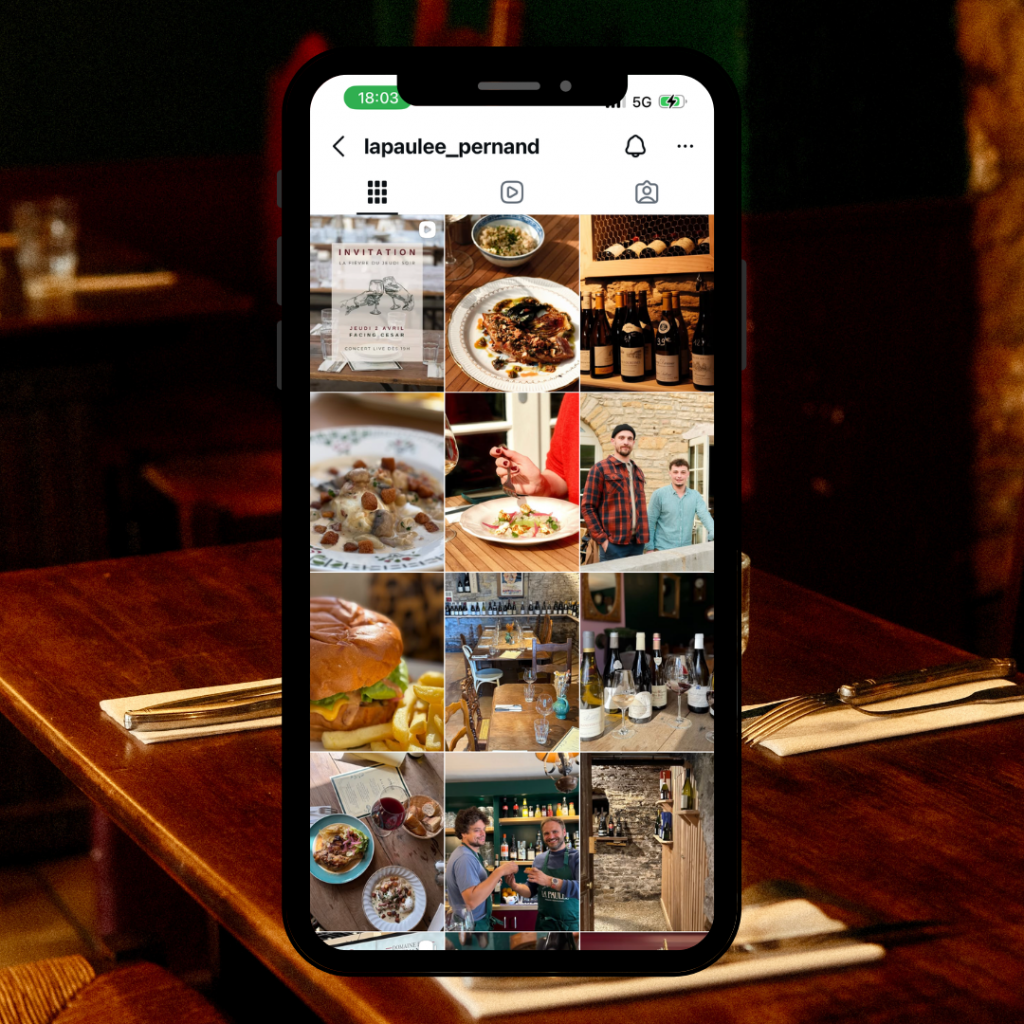 Feed instagram la paulée Pernand